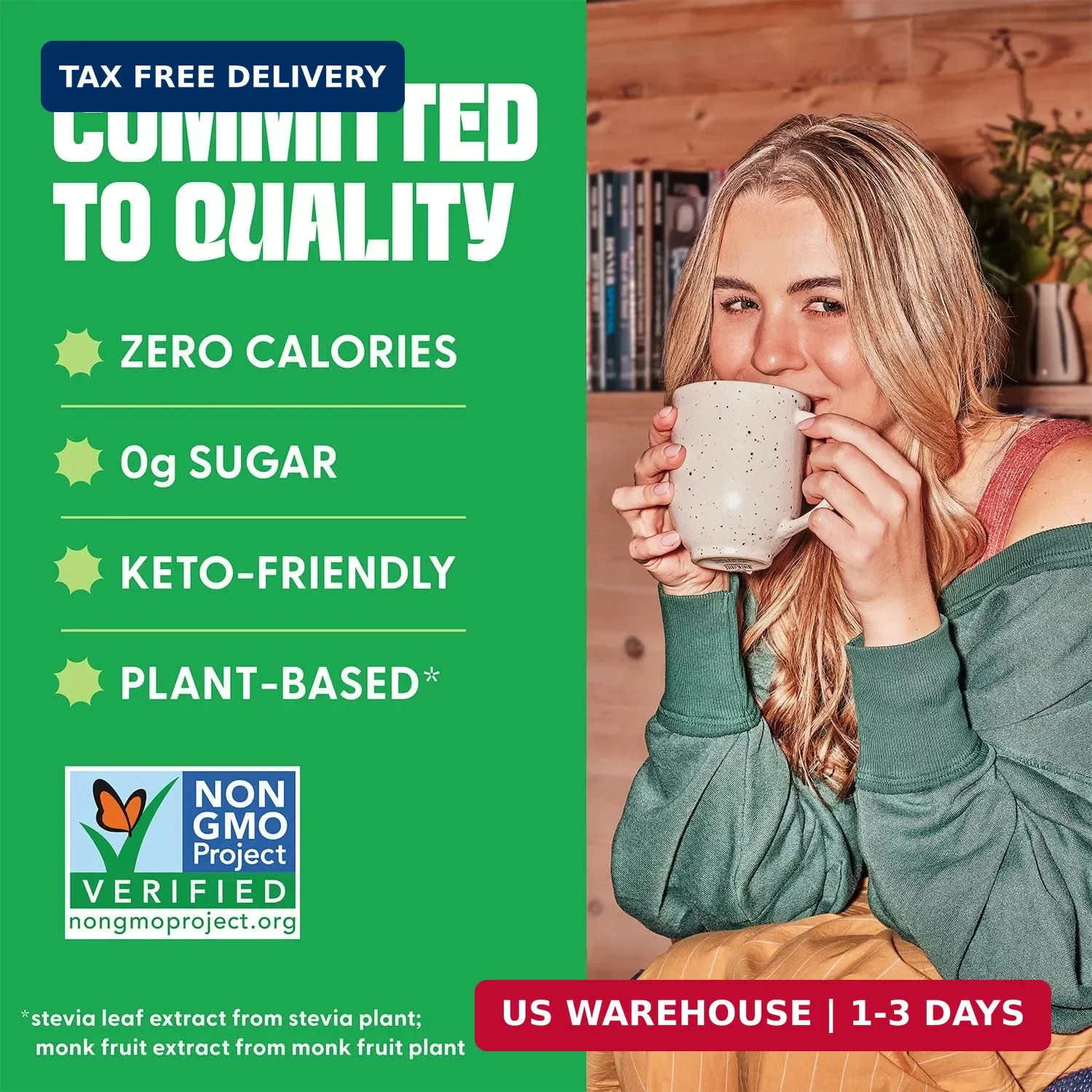 Whole Earth Zero Calorie Allulose Sweetener, Zero Calorie Sugar Substitute, Keto