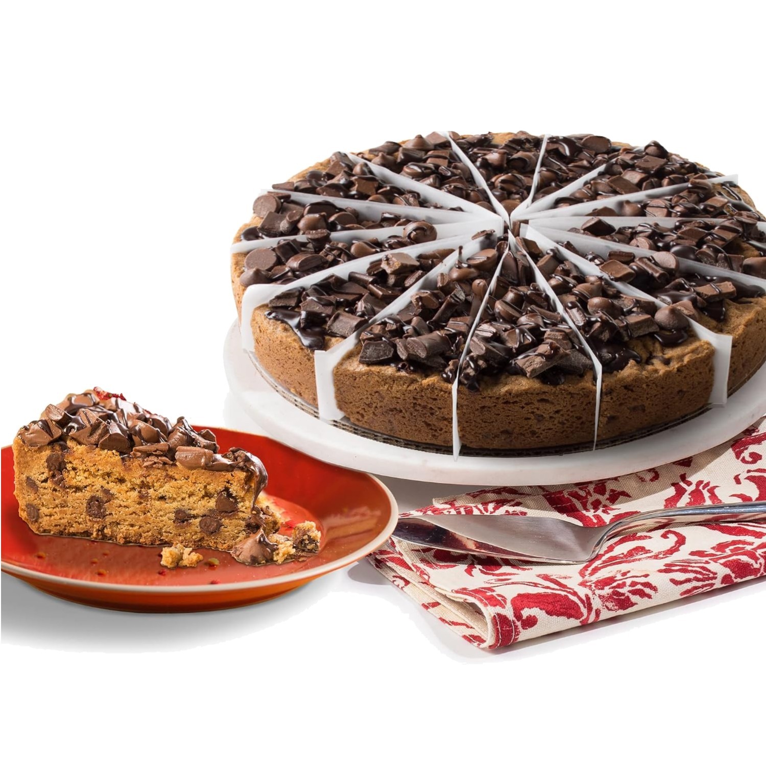 Gourmet Chocolate Chip Cookie Pie – 14 Slices, Bakery Fresh