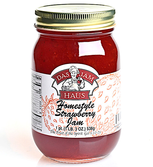 Strawberry Jam Varieties Homestyle~Jam 16oz 1 Pint All Natural Ingredients