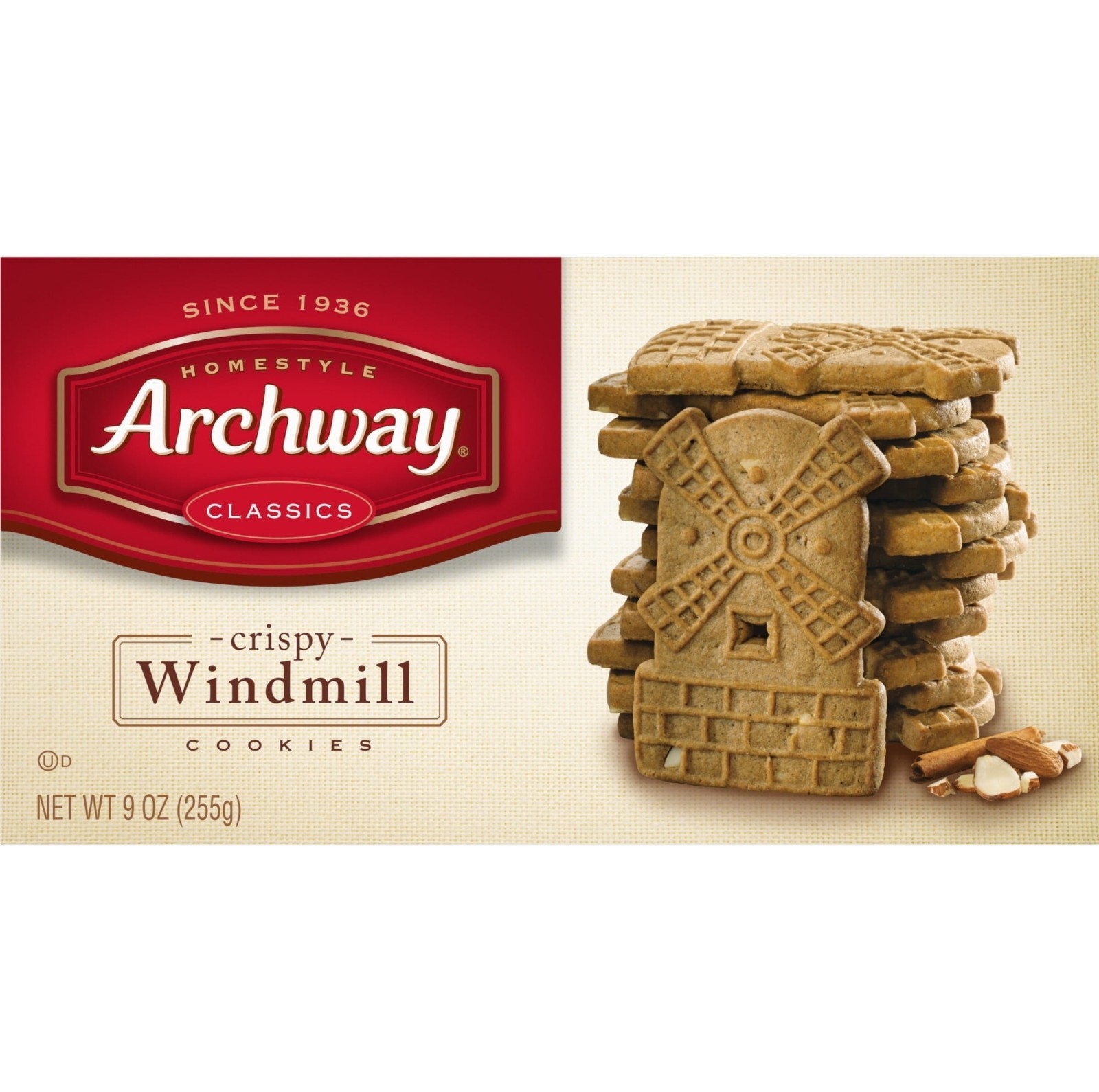 Archway Crispy Windmill Cookies – 9 oz Box
