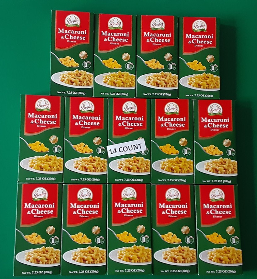 Besler Macaroni & Cheese Dinner – 14 Count Boxes – Best Before 2/22/2027