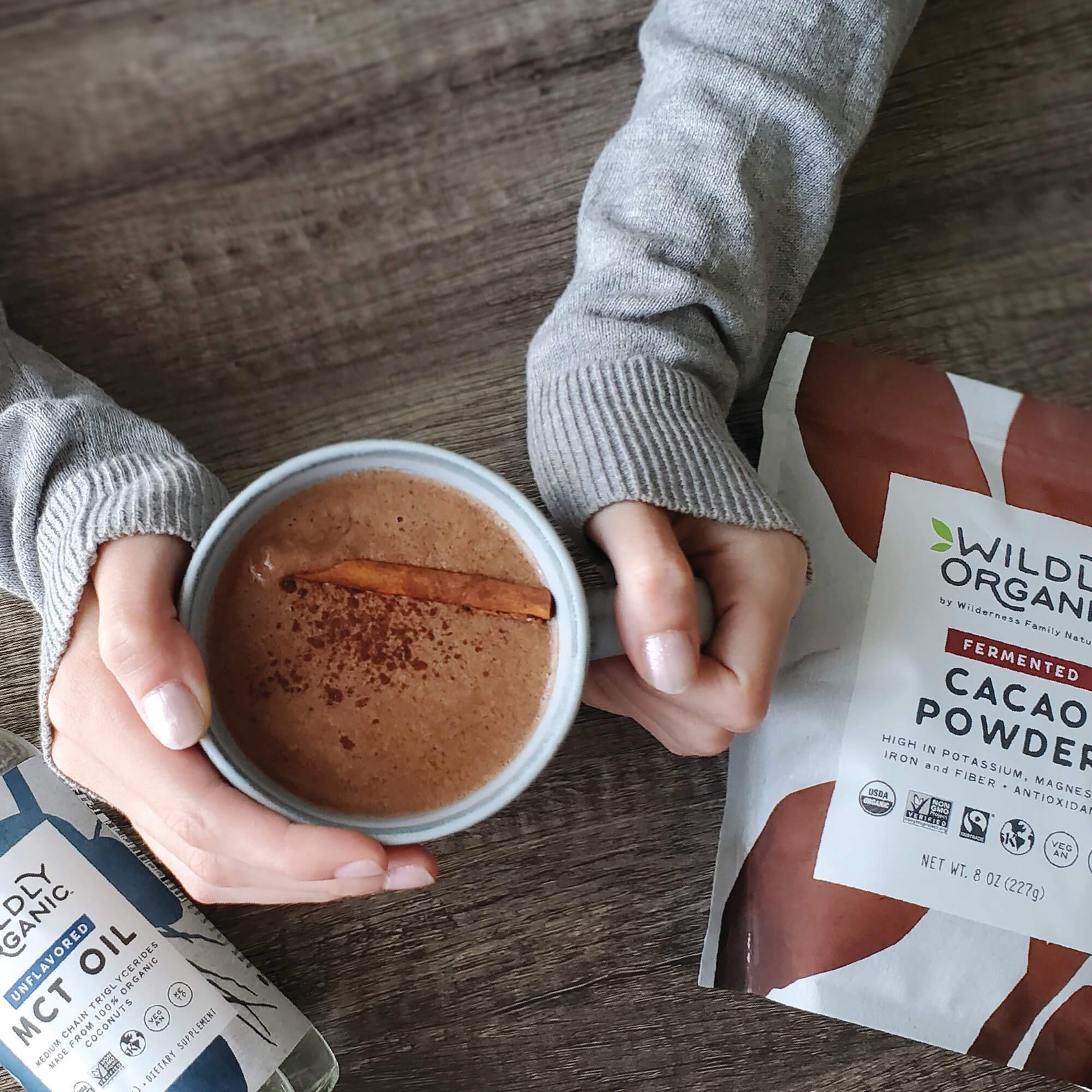 Premium Organic Raw Cacao Powder 8 Ounce Fair Trade Non GMO Gluten Free