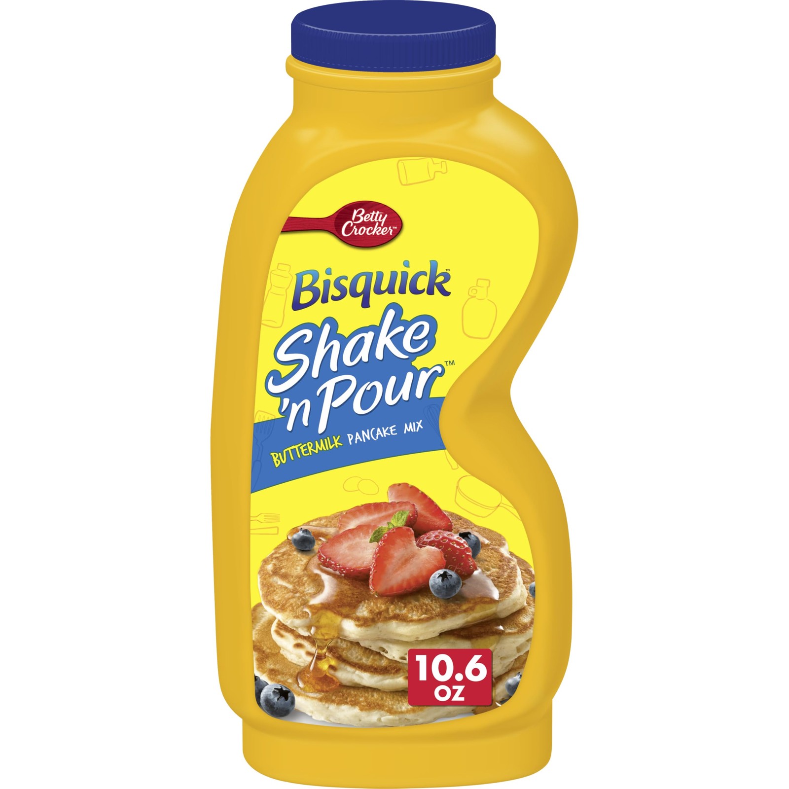 Buttermilk Pancake Mix, Shake ‘n Pour, Easy Prep, 10.6 oz, Delicious Breakfast