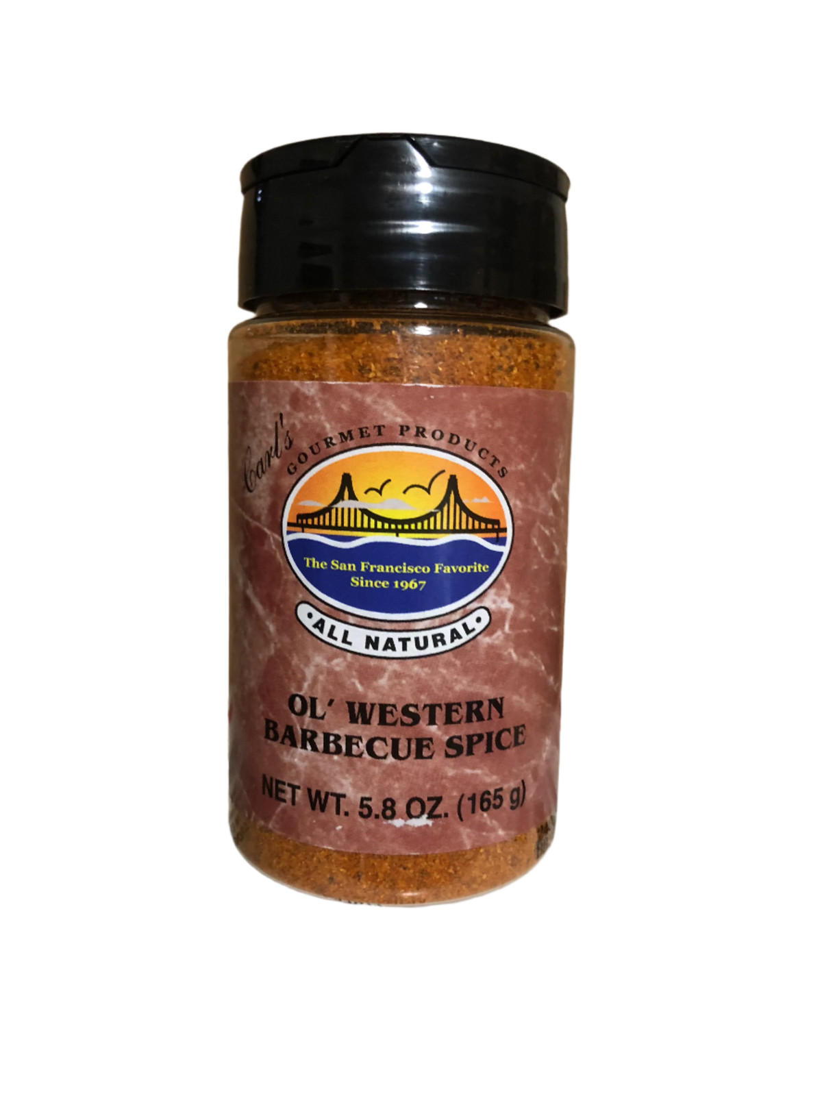 Carl’s Gourmet All Natural Ol’ Western BBQ Spice Seasoning & Meat Rub, 5.8 oz