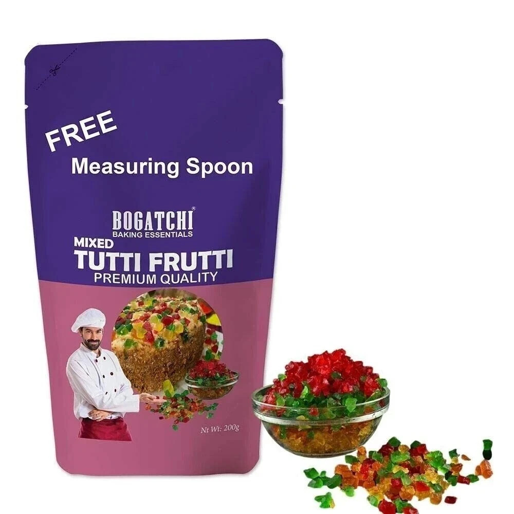 BOGATCHI Mixed Tutty fruitty Dry Fruit for Cakes 200g