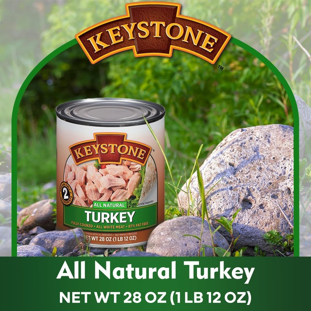 Ready-to-Eat 28 Oz Canned Turkey – Lean, Gluten-Free, and Versatile Meal Base