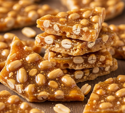 Fine made Vegan sugar free keto peanut butter brittle Low Carb Gluten free Candy