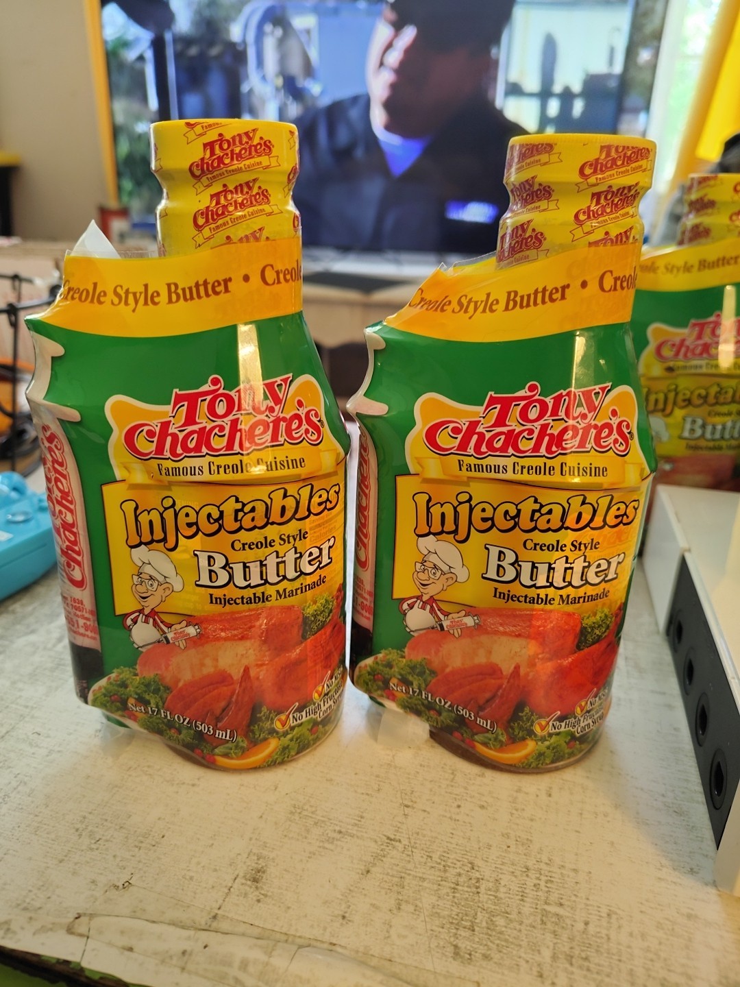 (2) Tony Chacheres Creole Style Butter Marinade 17oz Exp 2027 2 Packs