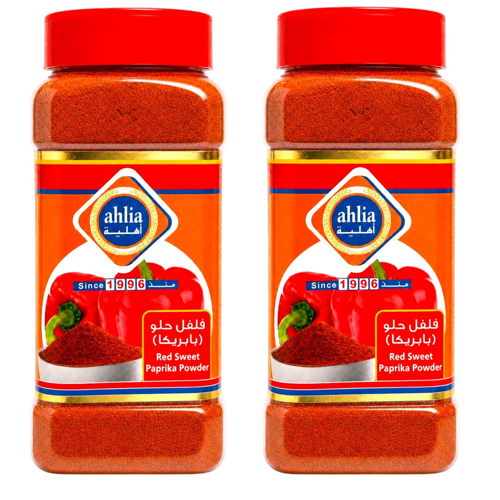 Ahlia Red Sweet Paprika Powder, Pack of 2 (14 oz), Ground Bell Pepper Seasoning