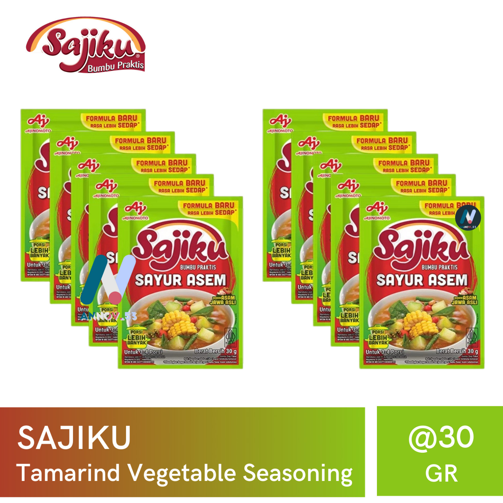 SAJIKU Capcay Chicken Soto Tamarind Vegetable Soup Seasoning Delicious Cuisine