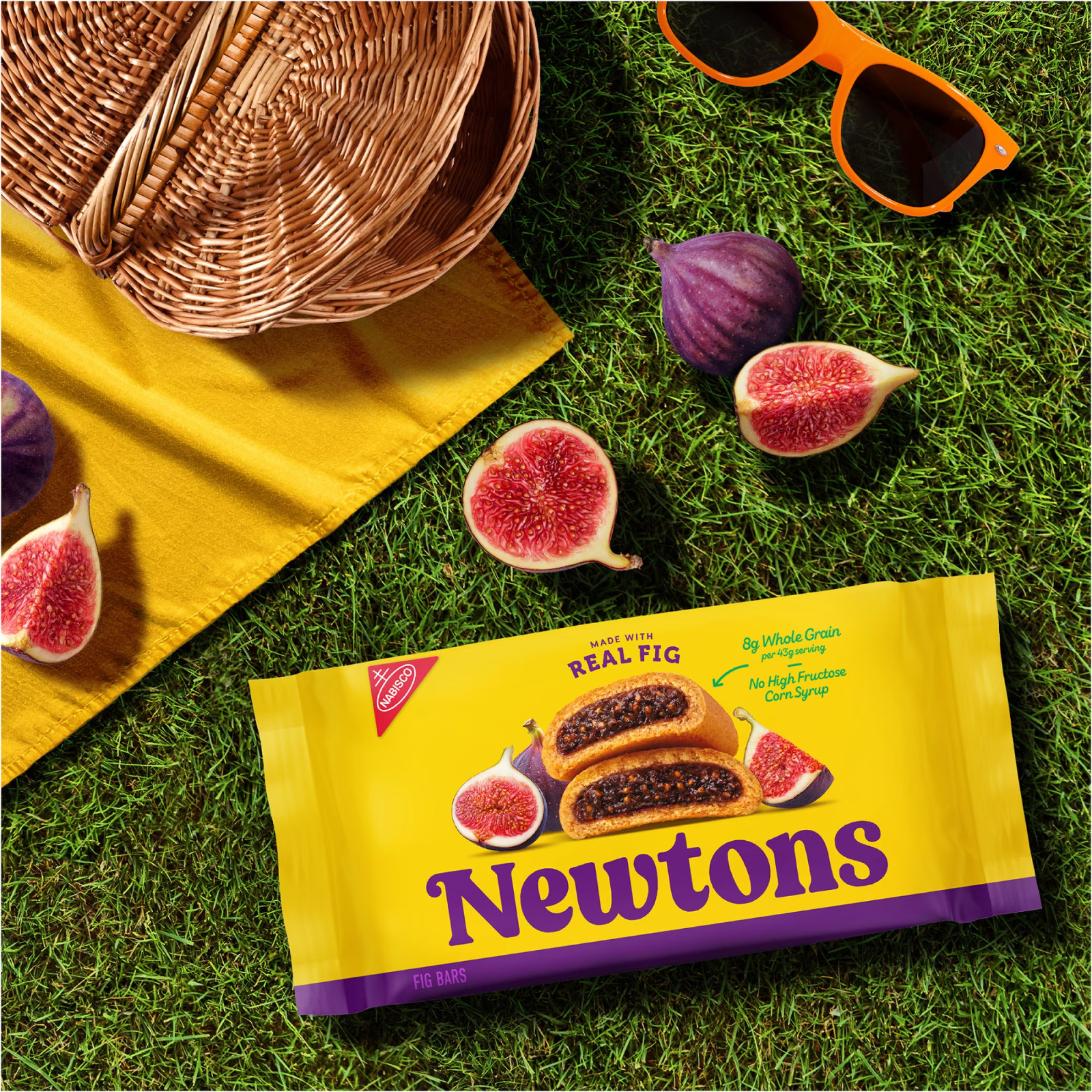 Newtons Fig Bars, Soft Fruit Chewy Cookies, 40 Snack Packs (2 Cookies per Pack)