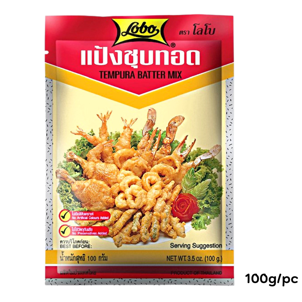 Lobo Tempura Batter Mix Crispy Flour Cooking Food Seafood Meat Vegetables Party