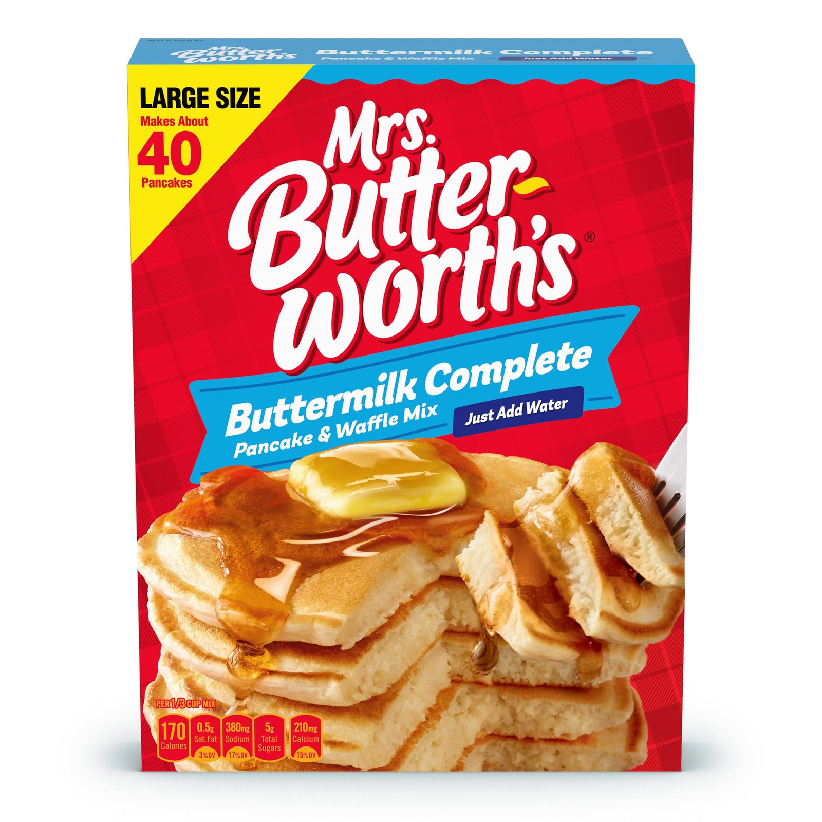 Mrs. Butterworth’s Buttermilk Complete Pancake & Waffle Mix 32 Oz