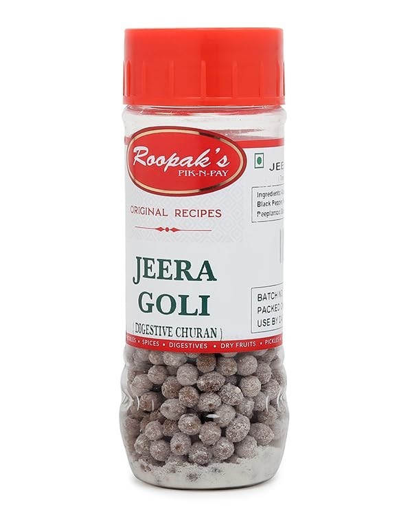 ROOPAK’S PIK-N-PAY Jeera Goli Mouth Freshener, Digestive,After-Meal,| 125G
