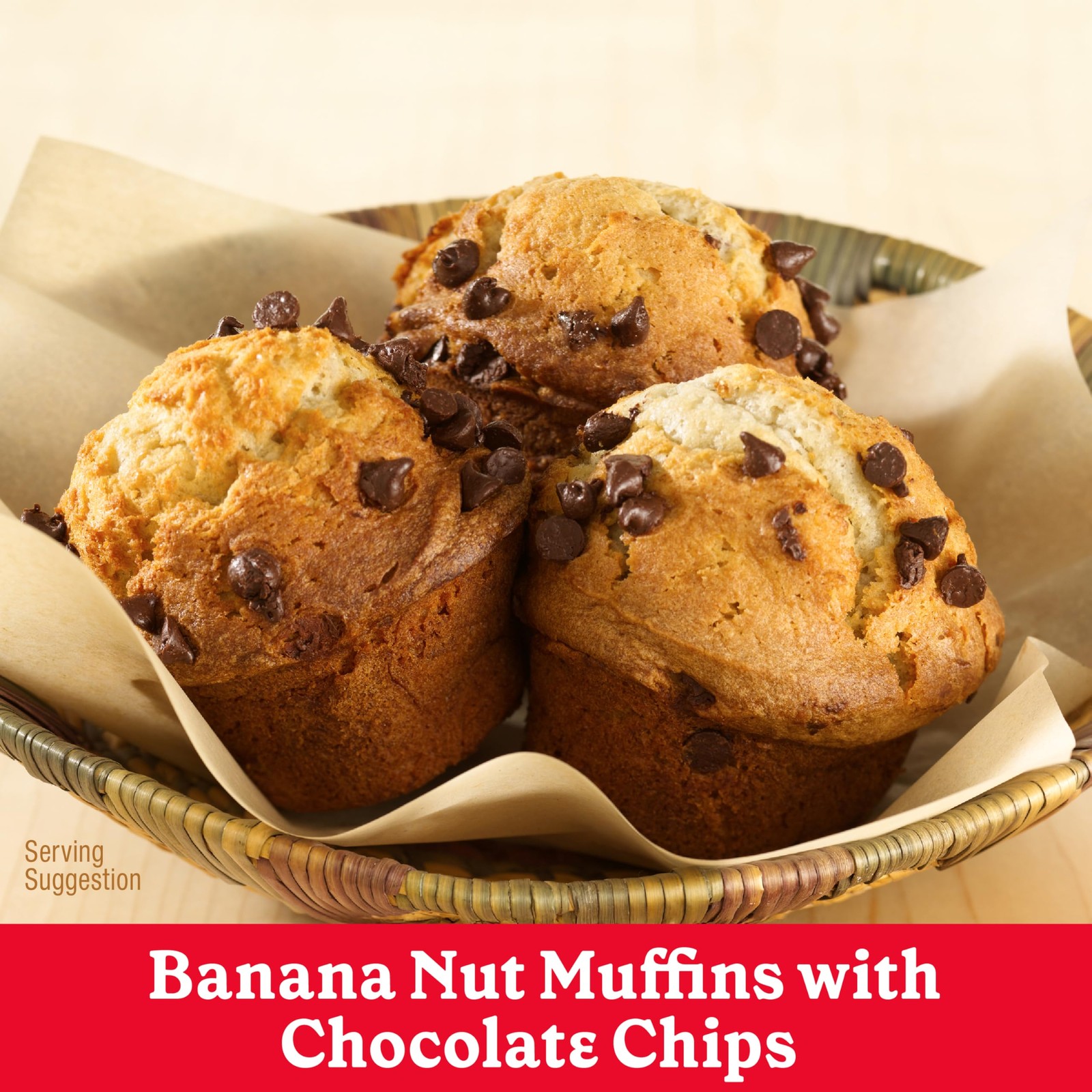 Betty Crocker Banana Nut Muffin Mix, Made With Walnuts, 6.4 Ounce (Pack of 9)