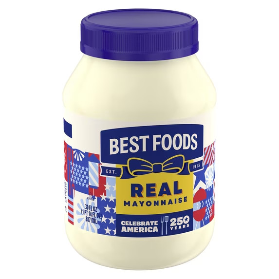 Best Foods Real Mayonnaise, Sandwich Spread Condiments, 30 fl oz
