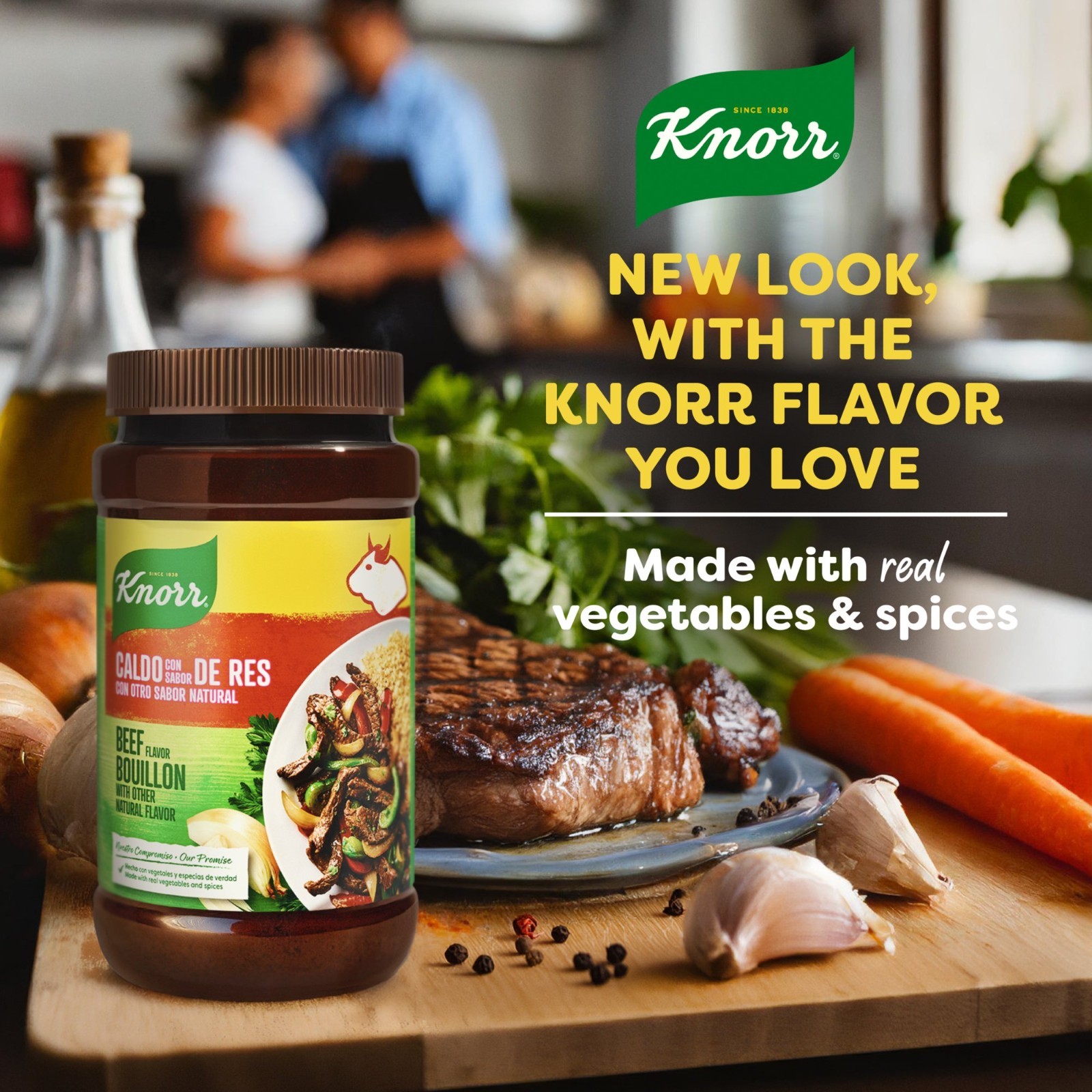Knorr Granulated Beef Bouillon Ground Seasoning, 2.0 lb Jar, Free Shipping….