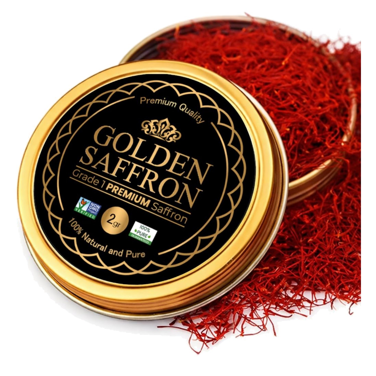 2.0g Grade A+ Pure Super Negin Saffron Threads – The Authentic Flavor Experience