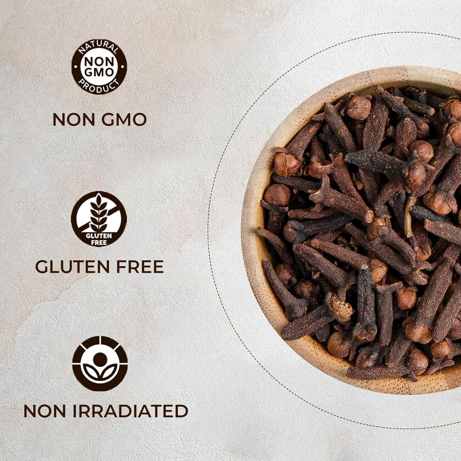 Organic Ceylon Hand Picked Whole Cloves Sri Lanka Non-GMO USDA Certified 3.5 oz