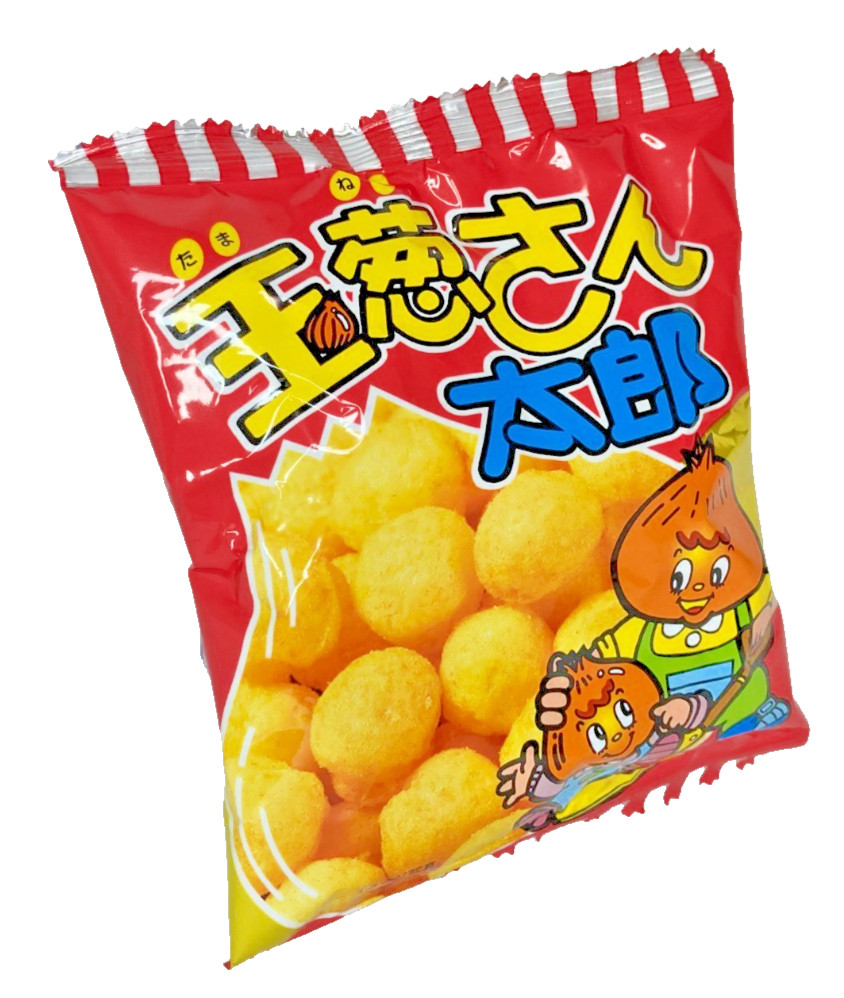 Japan Mini Corn Puffs Kado “Onion Tarō” Snack – 15g ×30 bags