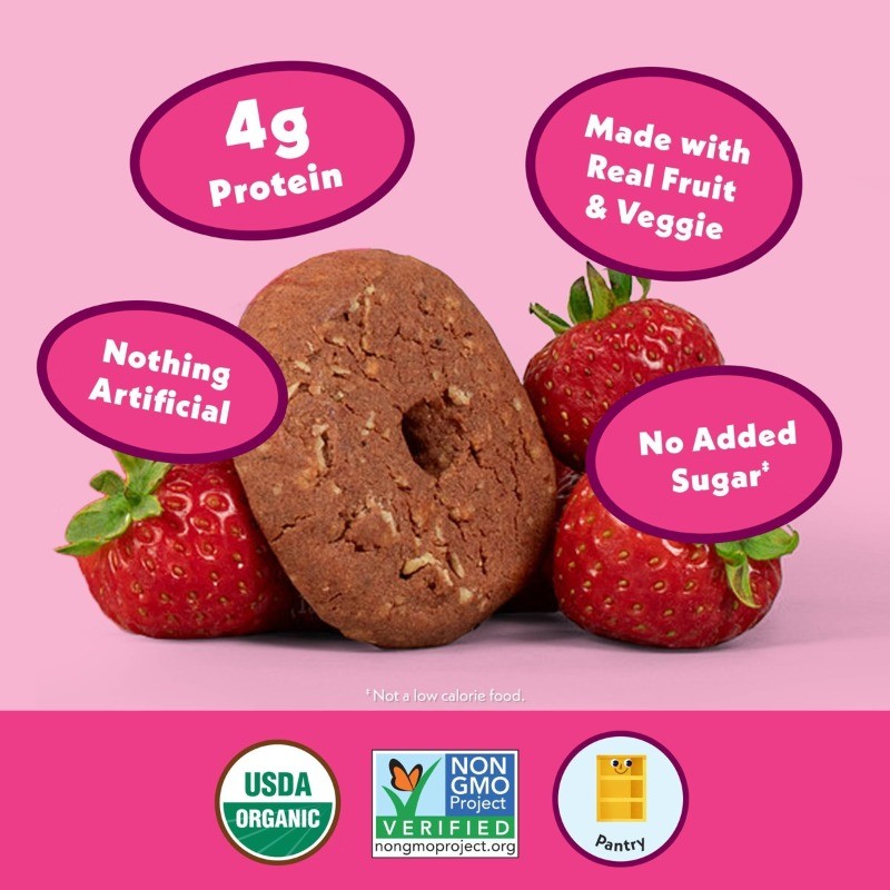 Once Upon A Farm Organic Soft Baked Strawberry Shortcake Snack Bars – 9.6oz/8ct