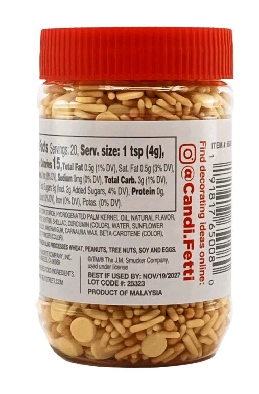 Jif Peanut Butter Flavored Sprinkles, 2.82 oz