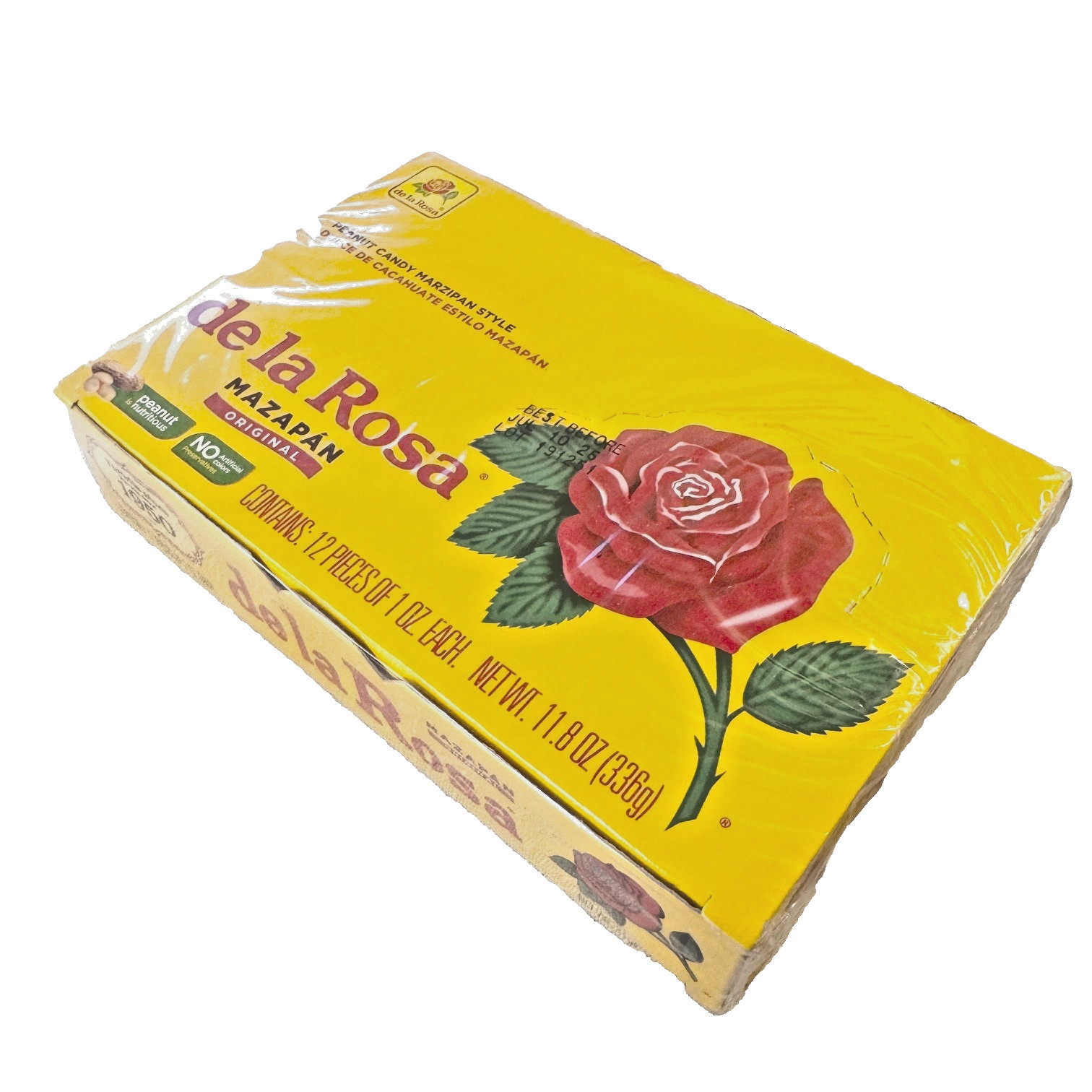 Mazapan de la Rosa Peanut Candy Original 12 Pieces