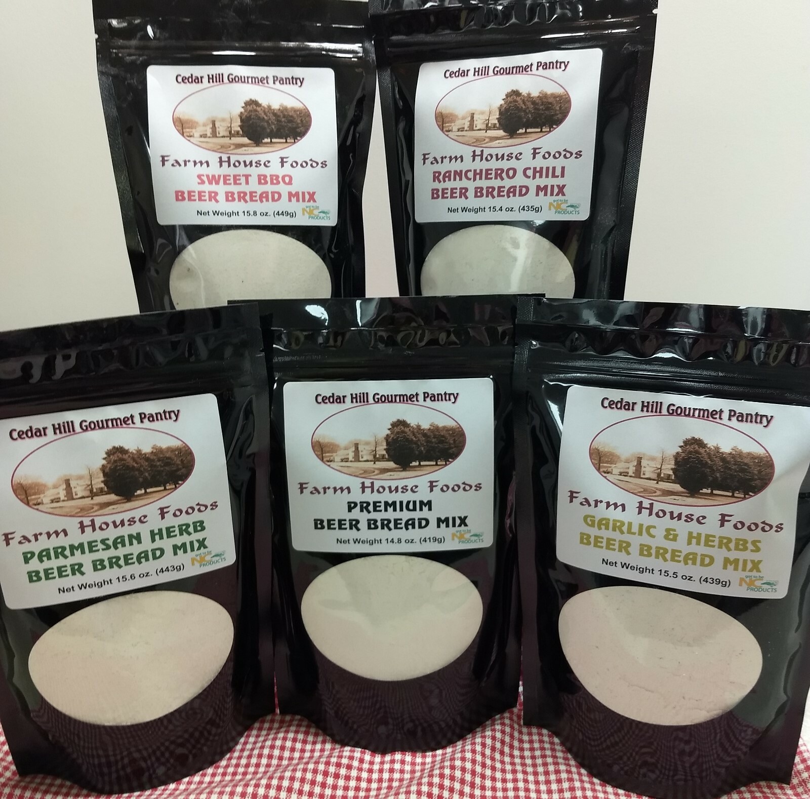 *Special* 3 Beer Bread Mixes, Mix or Match 6 different flavors, *FREE SHIPPING*
