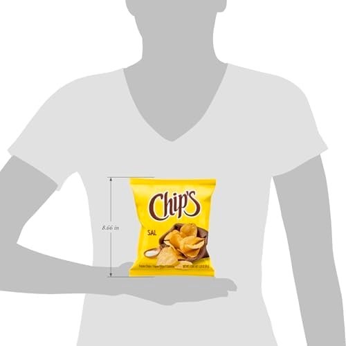 Enjoy Classic Crunch with Chip’s 2.29 oz Salted Potato Chips – Perfect Snacking