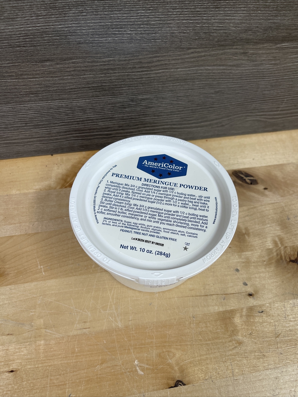 Americolor Premium Meringue Powder 10oz Exp 09/28