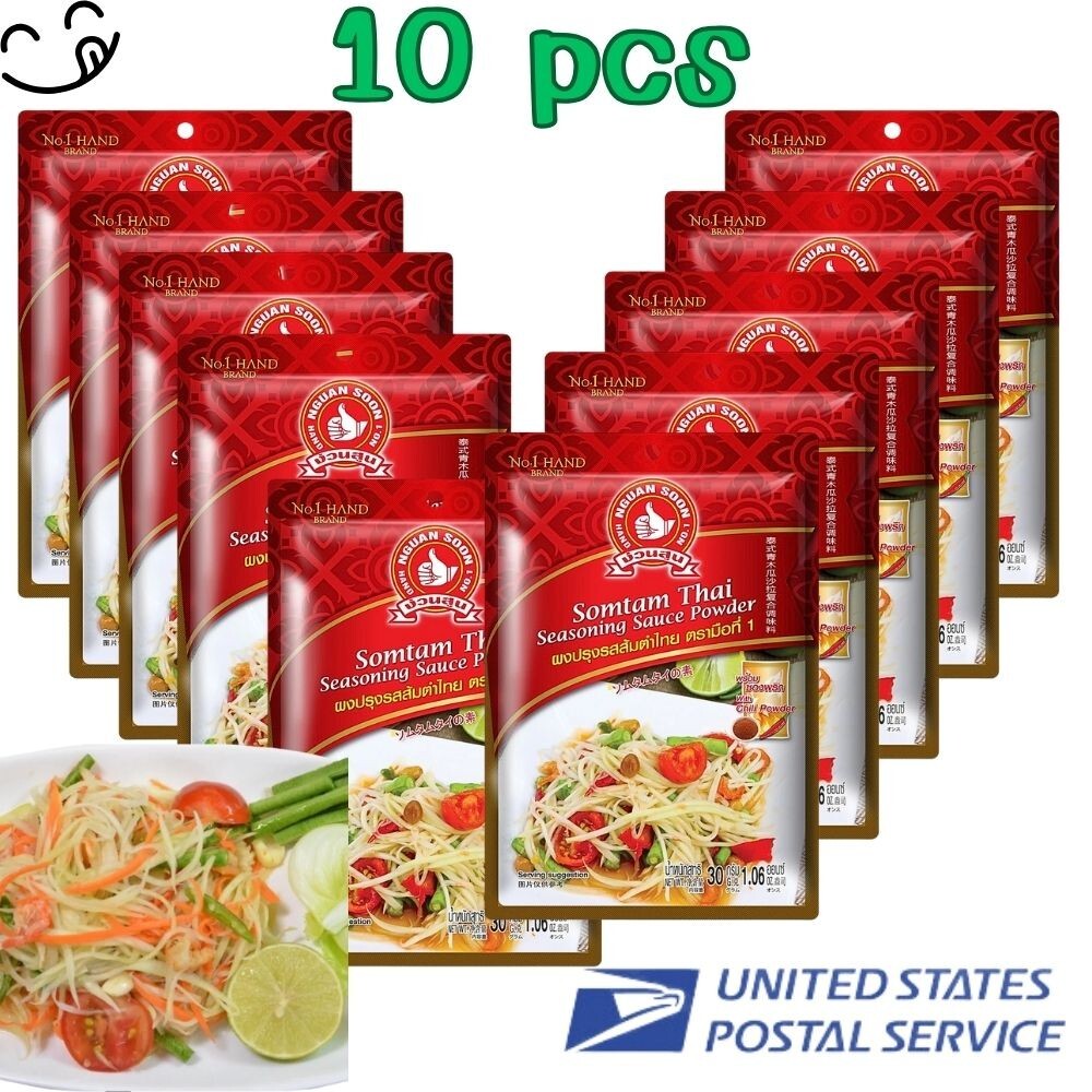 Seasoning Sauce Fruit Salad Som Tam Powder Papaya Food Spicy Easy Cooking Party