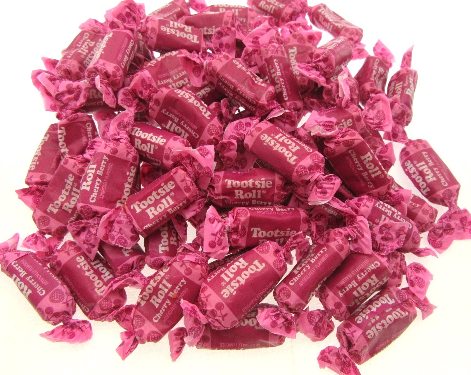 Tootsie Roll Cherry Berry Fruit Chews One Pound 16oz Candy