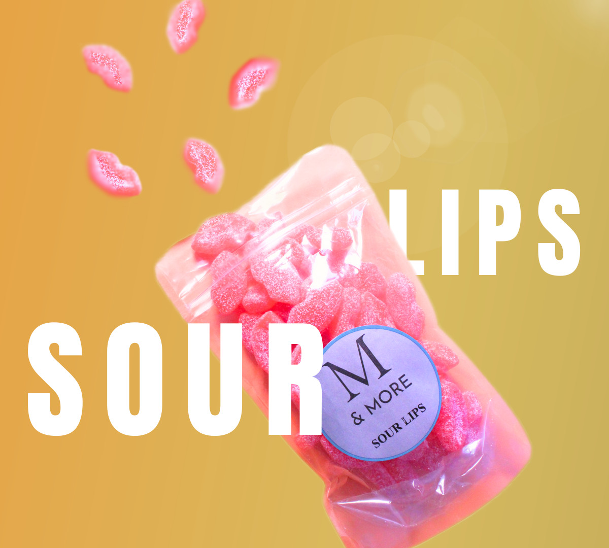 Mazza And More Sour Lips Candy – 1lb