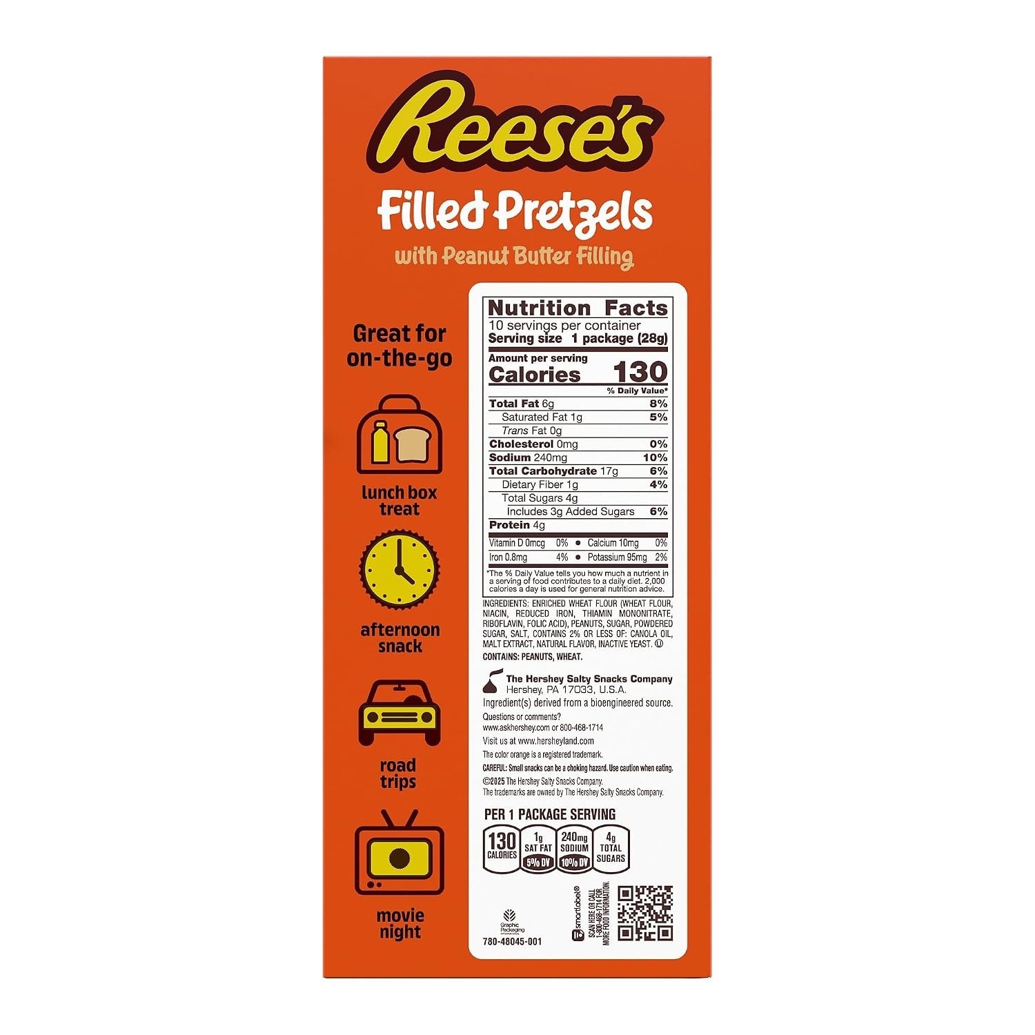 10 Count Peanut Butter Pretzel Nuggets – Sweet & Salty Crunchy Treats, 1 oz Each