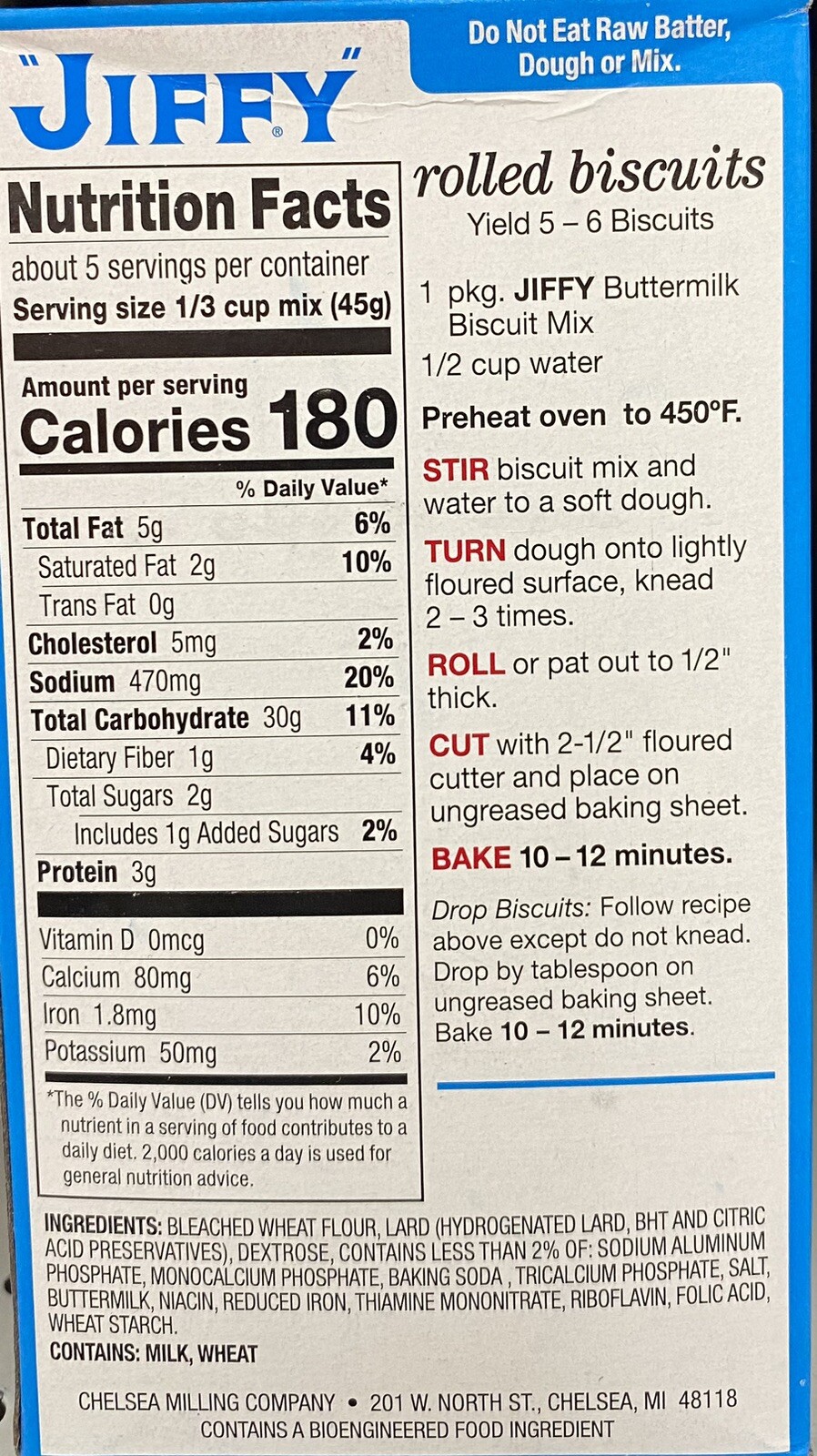 10x Jiffy BUTTERMILK BISCUIT Mix 8 Oz Box Baking Butter Milk – 10 BOXES BULK