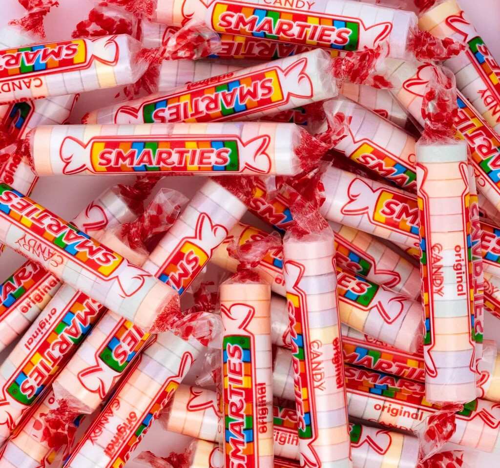 Smarties Candy Rolls – Individually Wrapped – Fresh Bulk Candy – Choose Sizes