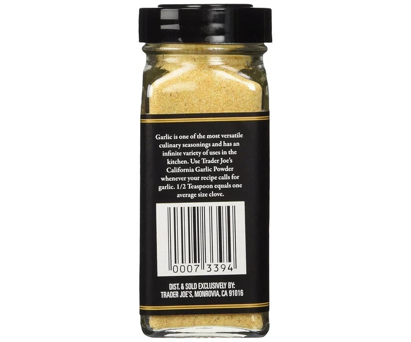 8 Bottles Trader Joe’s Spices of The World California Garlic Powder 2.6oz 73g x8