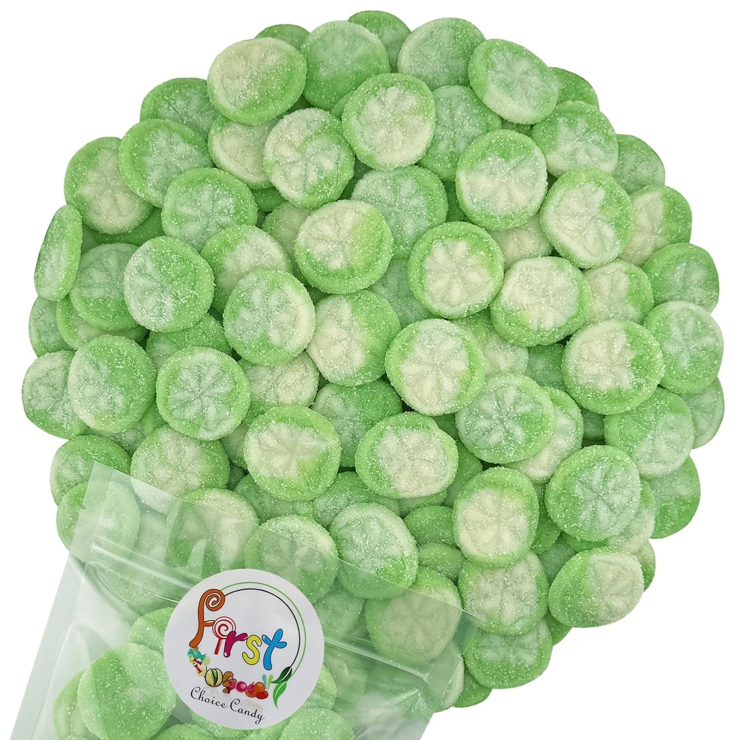 FirstChoiceCandy Sweet and Sour Cucumber Lime Flavored Gummy Candy