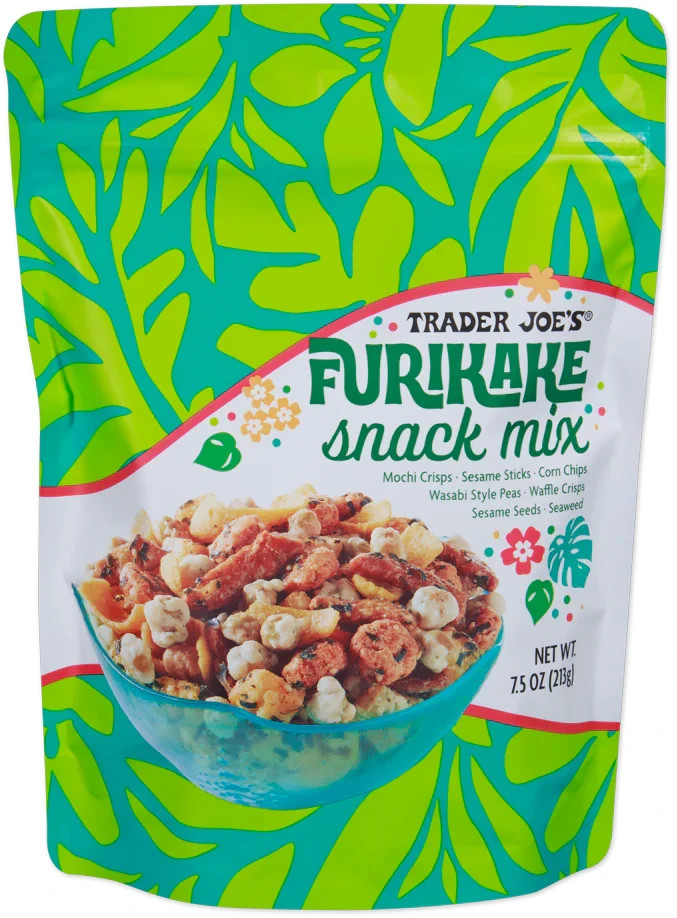 Trader Joe’s 7.5 oz. FURIKAKE Snack Mix Crispy Crunchy Hawaiian Inspired BB 5/26