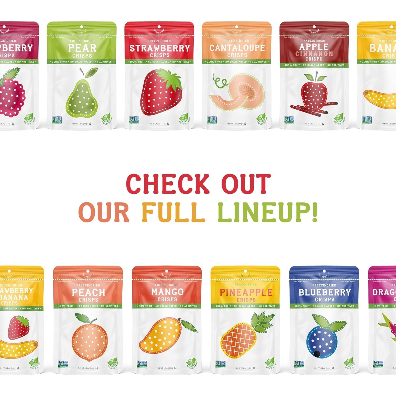 Nature’s Turn Gluten-Free Freeze-Dried Pear Crisps – 12 Portable Fruit Snacks