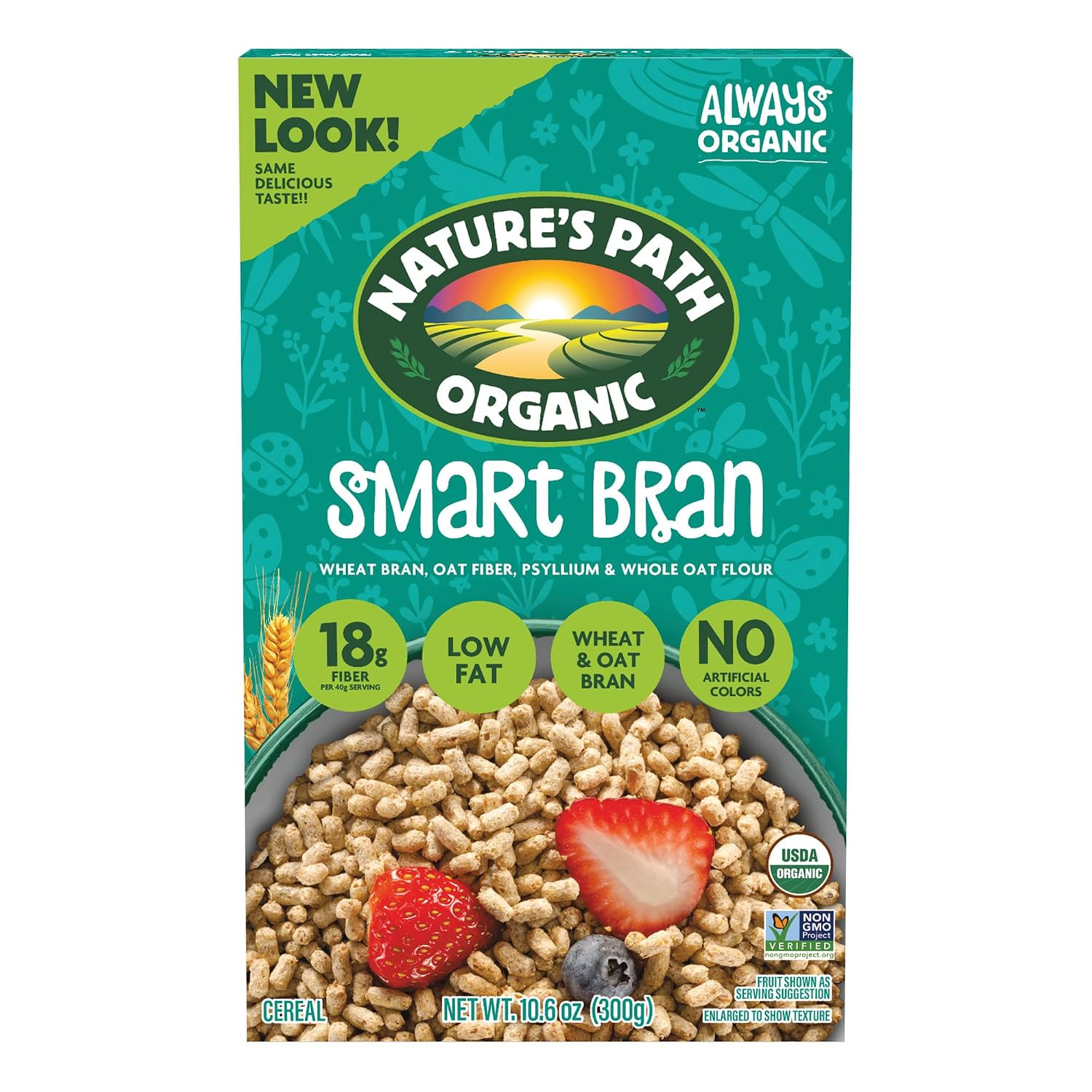 Nature’S Path, Smart Bran Cereal, Organic, 10.6 Oz