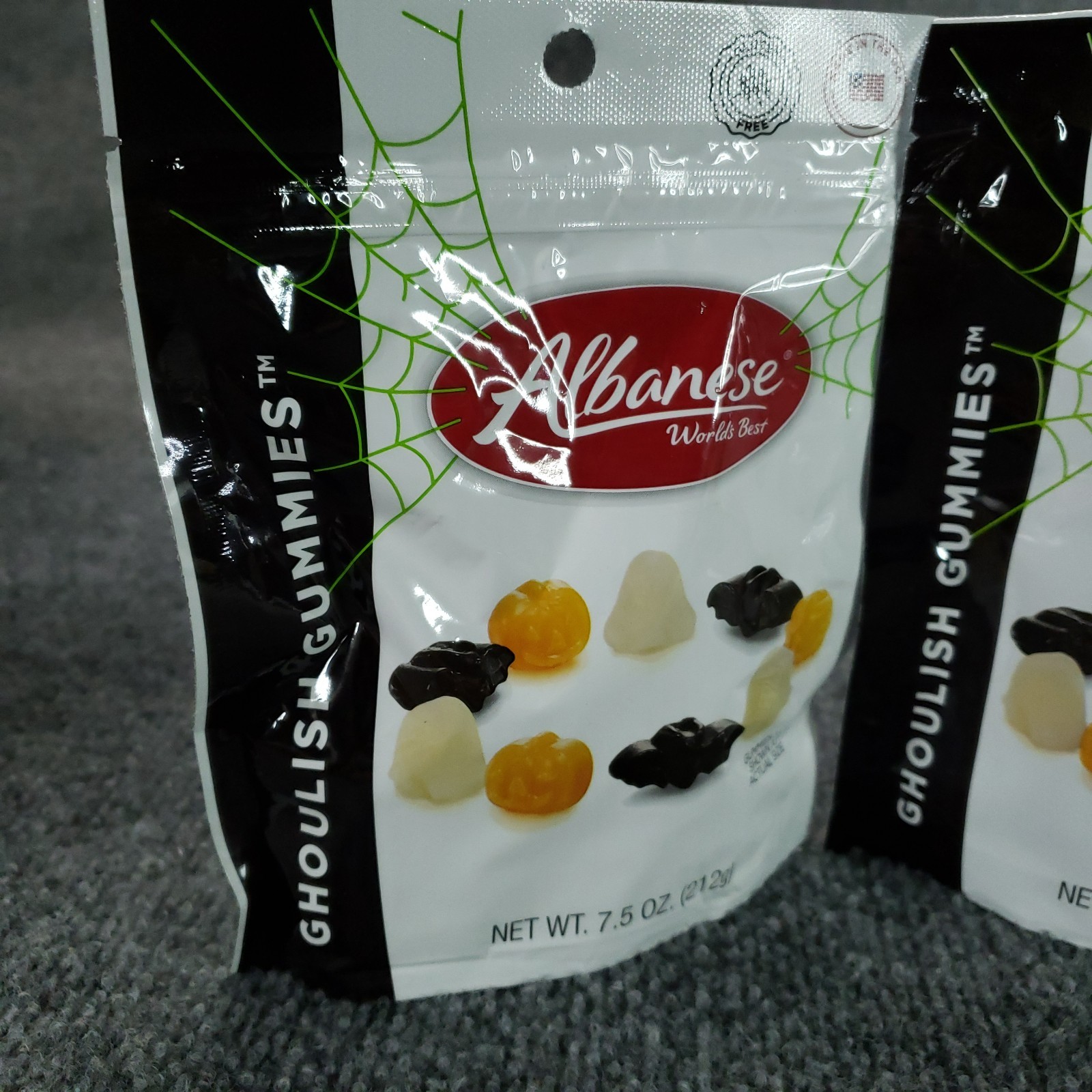 Lot of 3Albanese Halloween Spooktacular & Ghoulish Gummies 7.5oz Each BB 1/2027