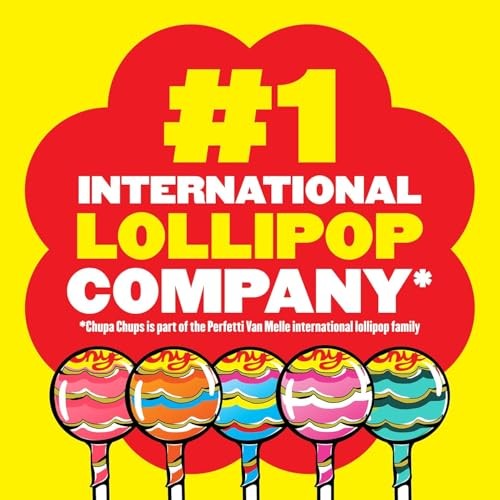 Chupa Chups Cremosa Holiday Candy Lollipop Variety 40 Count (Pack of 1)