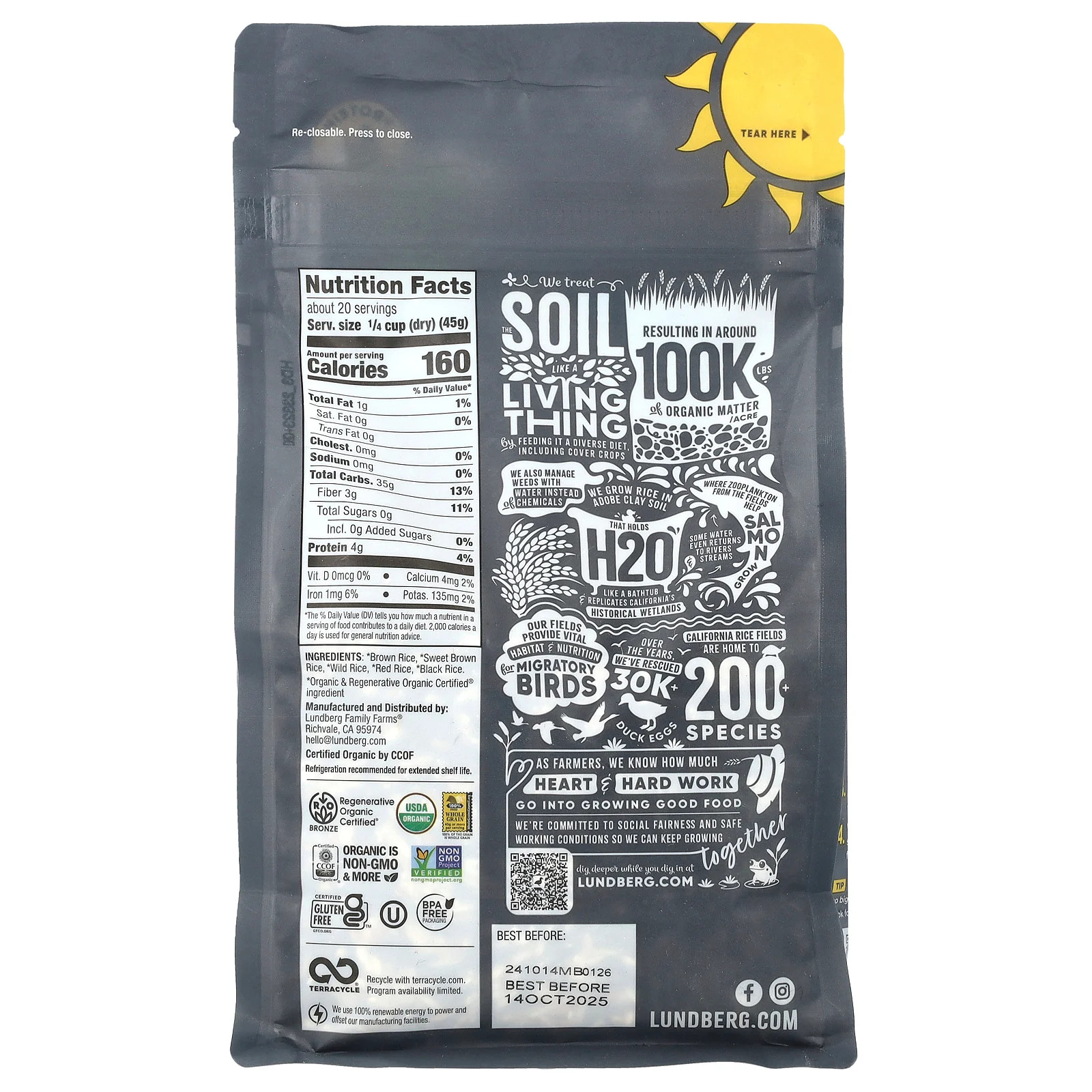 Organic Wild Blend Gourmet Rice, 32 oz (907 g)