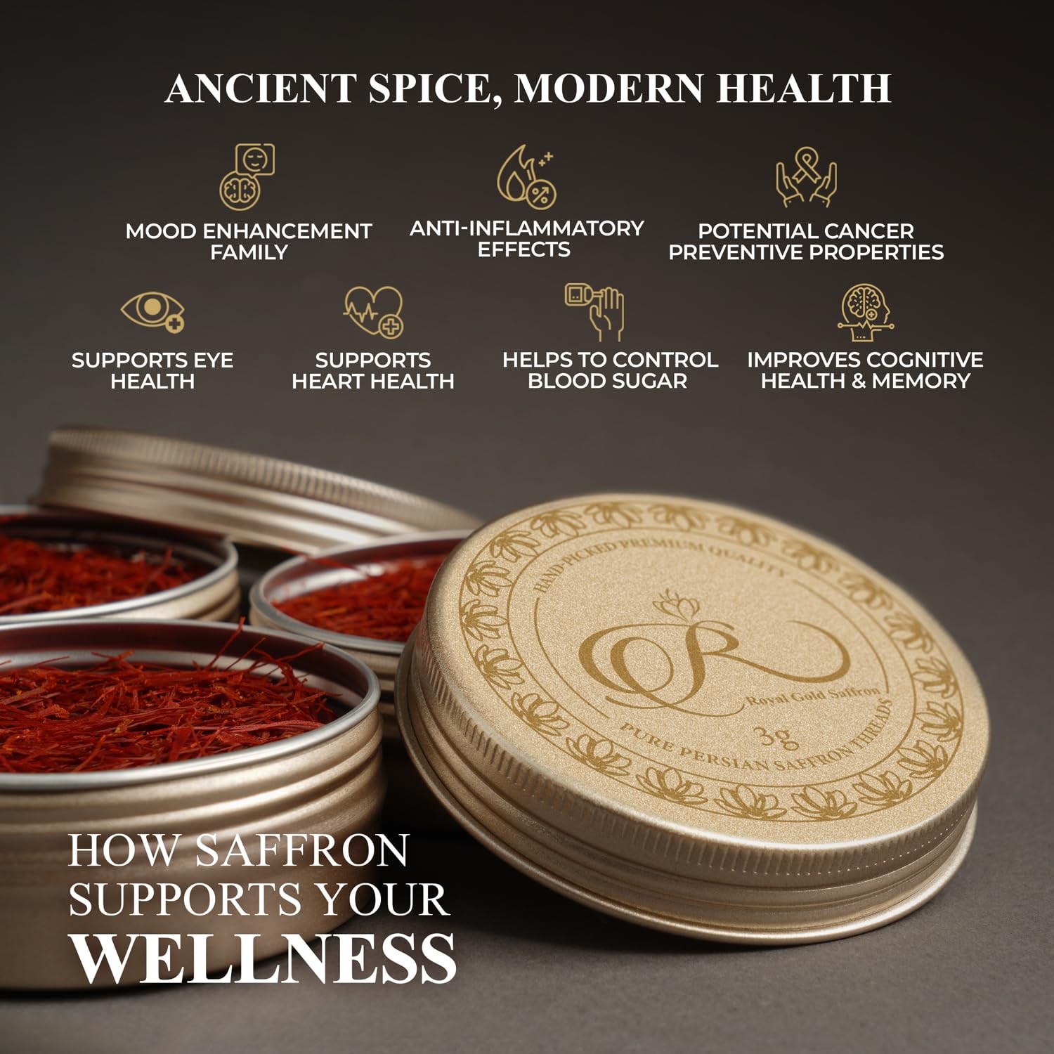 – Premium Super Negin Saffron Threads, Grade A+ | Gourmet Chef’s Select Spice…