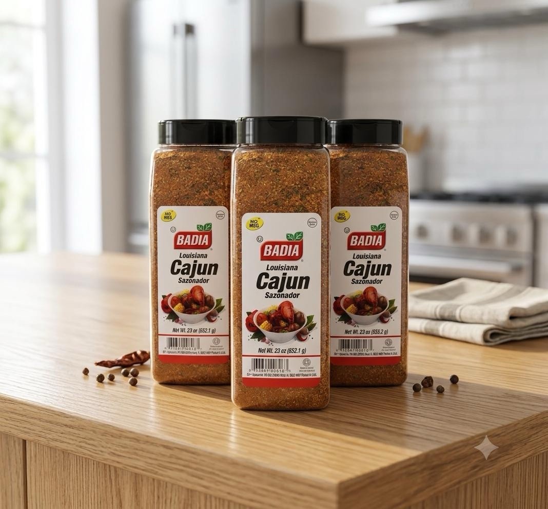 3x Badia Cajun Seasoning Spice Blend Bulk Lot New Sealed 23oz