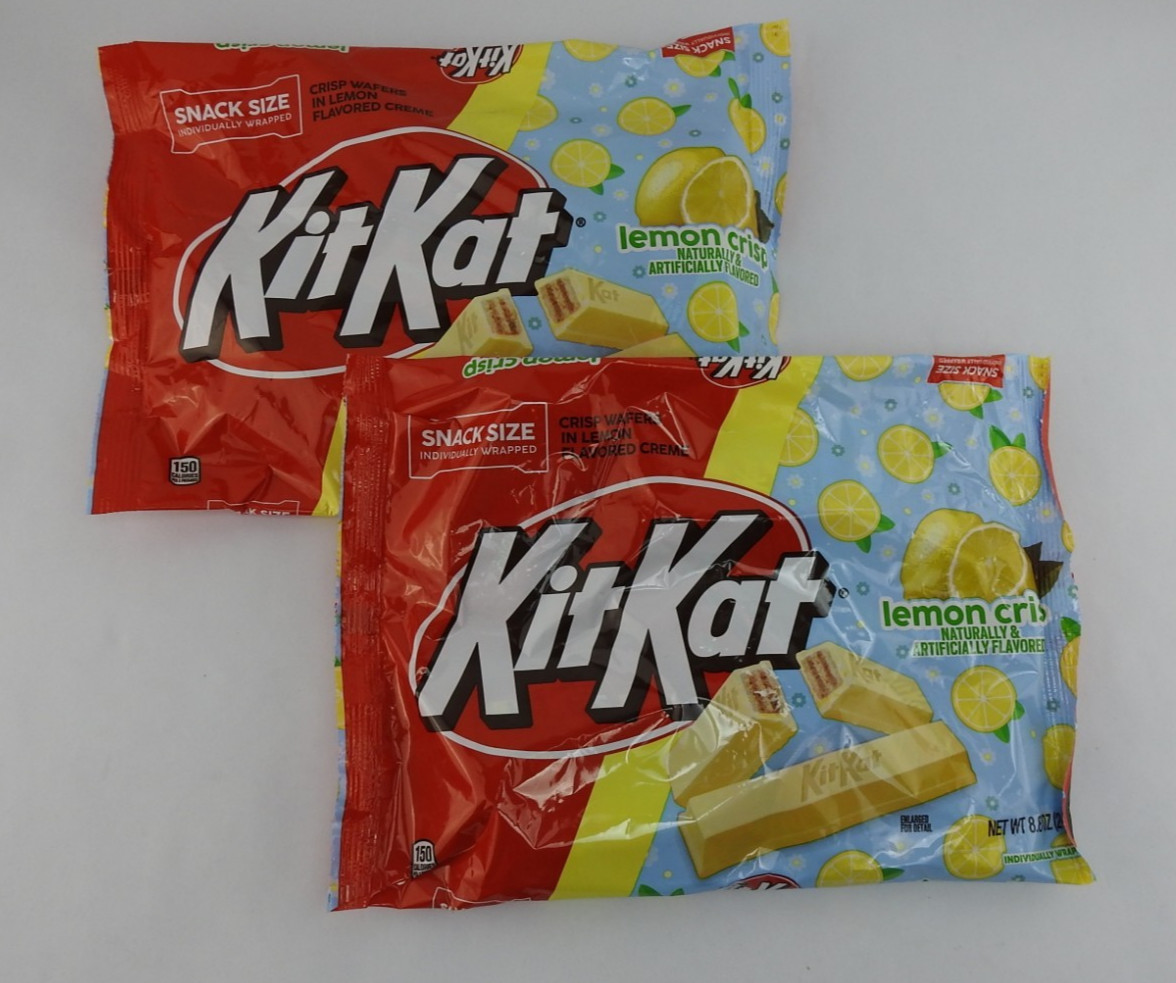 2 Kit Kat 8.8 oz LEMON CRISP Wafers Lemon Creme Snack Size Limited Ed BB 2/27