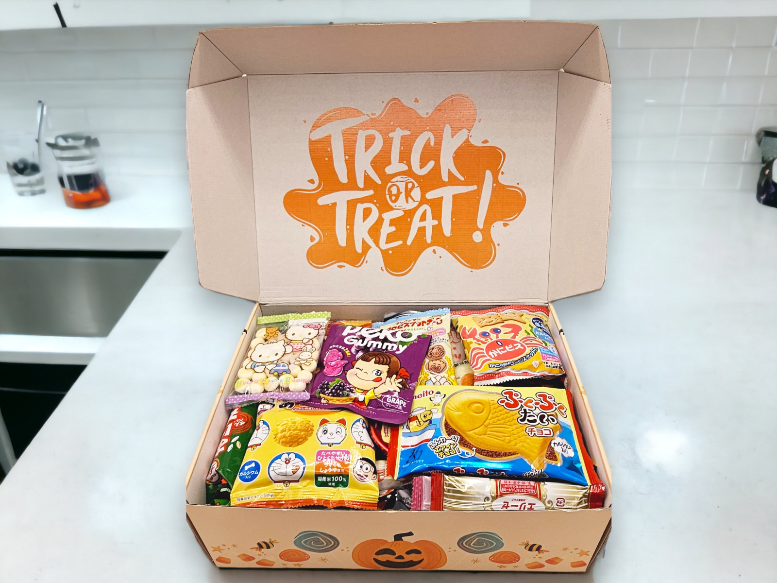 Halloween Asian Snack Box – 45 Pieces of Japanese, Korean & Asian Snacks