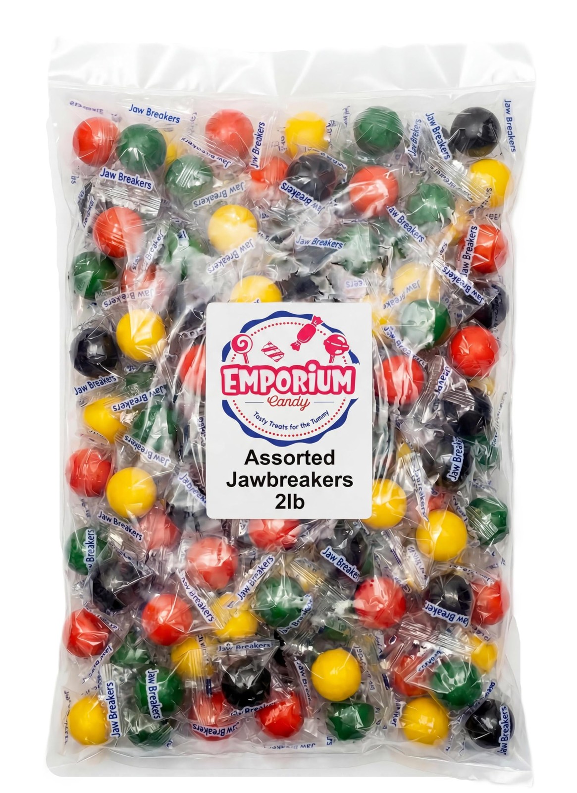 Jawbreaker Candy Bulk 2 lb – Assorted Hard Jaw Breaker Balls – Classic Long L…