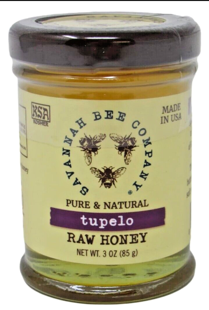 TUPELO HONEY 3oz 85g Savannah Bee Company Made in USA Pure Natural RAW Honey